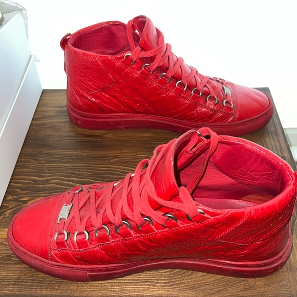 Balenciaga Arena high top size EU 41, color opaque rouge paprika - Picture 4 of 14